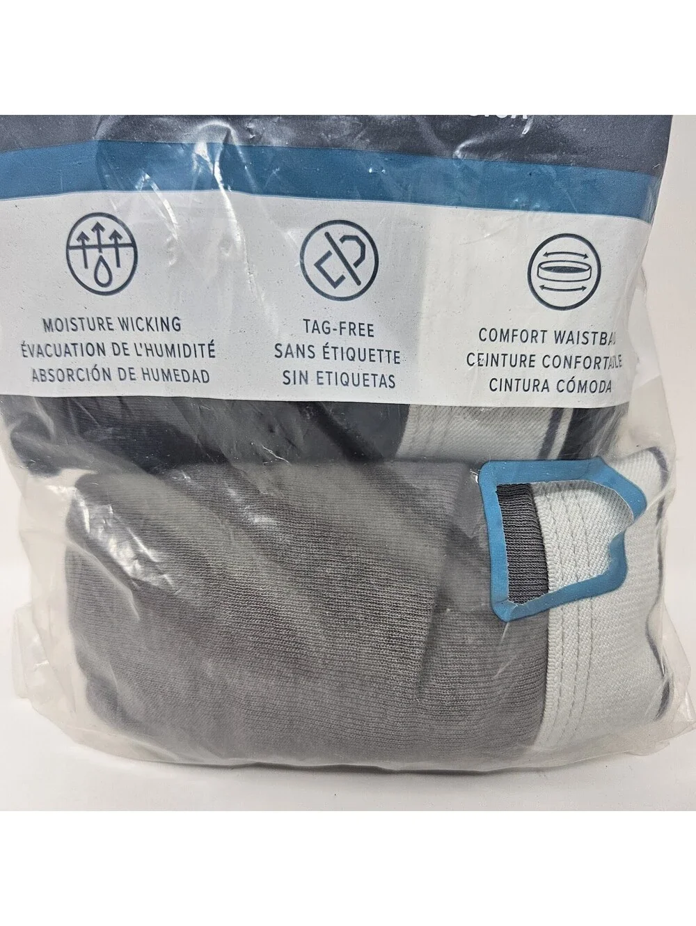 Gildan Boxer Briefs Mens 3XL Classic Length 3-Pk Moisture Wicking Cotton 3 Color